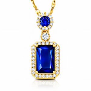 Necklace, 18K Gold Plated Steel